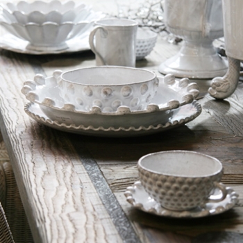 Our Dinnerware is versatile and beautiful; these collections go from the everyday table to the special occasion with ease. We feature the latest in tableware design, and the most desirable in dinnerware and serving ware collections. Jars Ceramistes from France, Vietri from Italy, Juliska, Sophie Conran, and more, can all be found at Chintz.