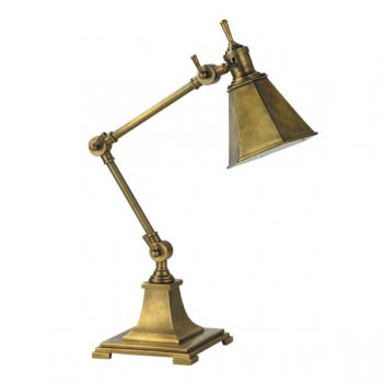 Architect Antique Brass Table Lamp
