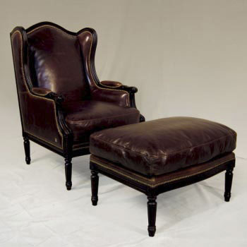 Isabel Wing Chair & Ottoman