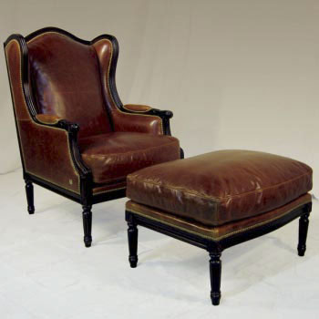 Isabel Wing Chair & Ottoman