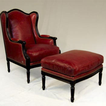 Isabel Wing Chair & Ottoman