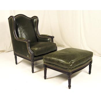 Isabel Wing Chair & Ottoman