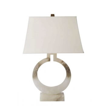 Alabaster Ring Table Lamp