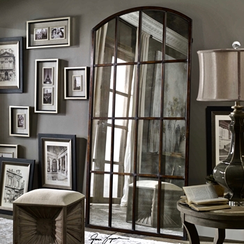 Amiel Arch Antiqued Mirror
