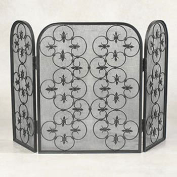 Fire Screen Fleur de Lis