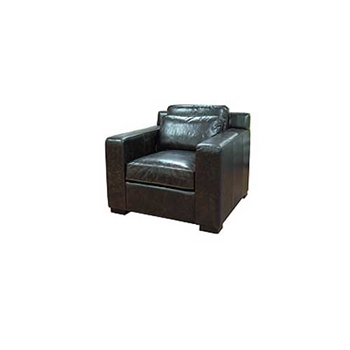 Leather Roosevelt Wenge Arm Chair