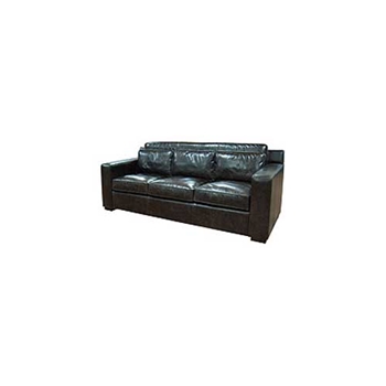 Leather Roosevelt Wenge Sofa