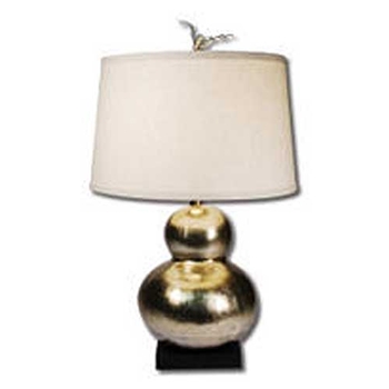 Silver Gourd Table Lamp