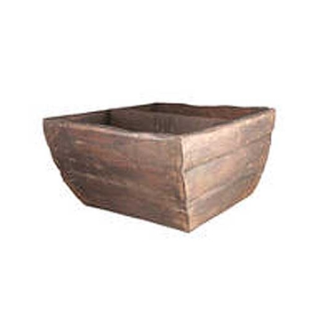 Natural Rustic Double Bowl