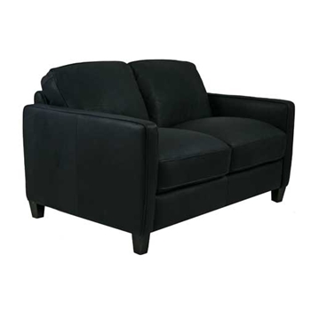 Madison Bliss Leather Love Seat
