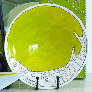 Lime Fish Charger