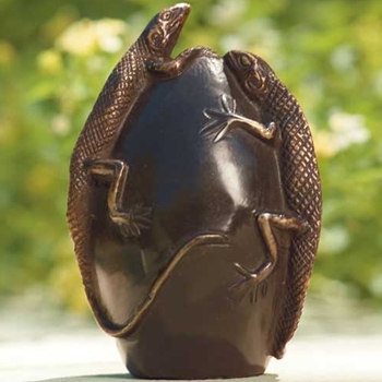 Bronze Curio Lizard Egg