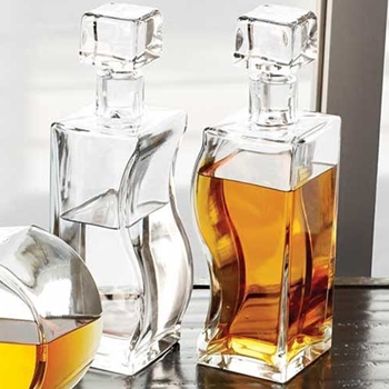 Clear Woman Decanter