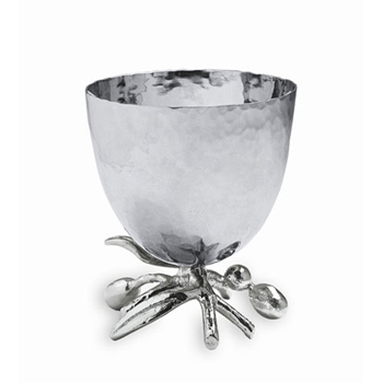 Olive Stainless Steel Kiddush Bowl