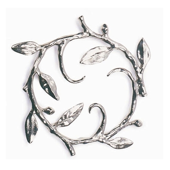 Leaf Nickel Trivet