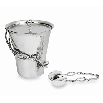 Wisteria Nickel Ice Bucket