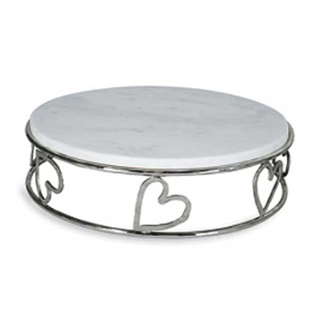 Heart Nickel Cake Stand