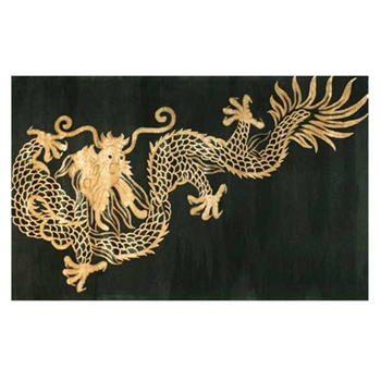 Dynasty Black & Gold Rug