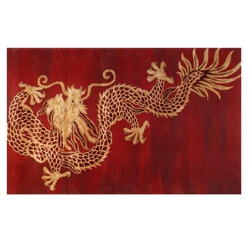 Dynasty Red & Gold Rug