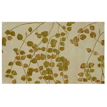 Pomona Leaves Natural Rug