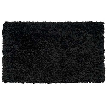 Shaggy Black Rug
