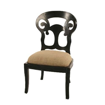 Saragossa Black Side Chair