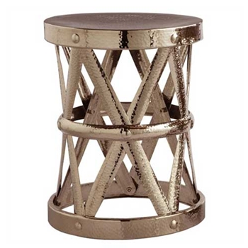 Costello Nickel Side Table