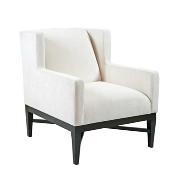 Prentiss Chenille Ivory Arm Chair