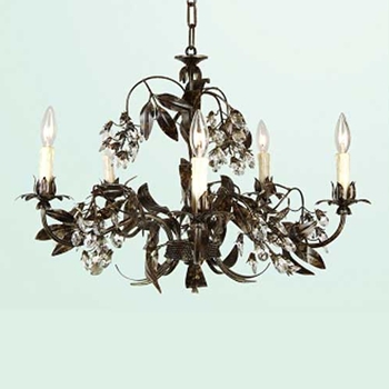 Crystal Bronze Chandelier