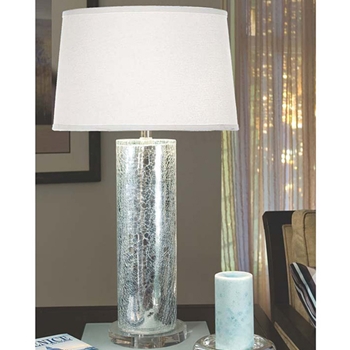 Cracked Mirror Table Lamp