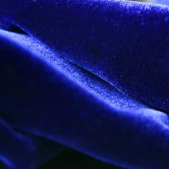 Cobalt Velvet Figaro Solid