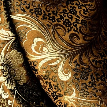 Bronze Silk Brocade Acanthus