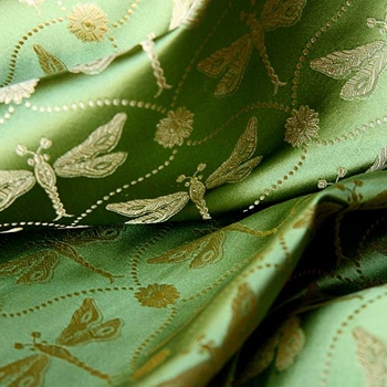 Kiwi Silk Brocade Dragonfly