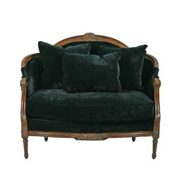 Sweetpea Queen Patina Settee