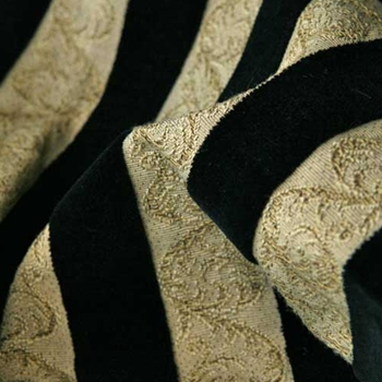 Black Velvet Davos Stripe