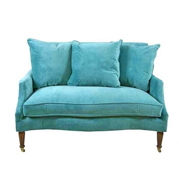 Georgia Bella Aqua Settee