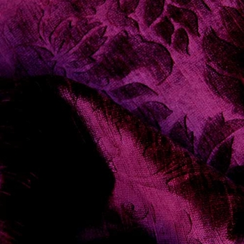Wine Velvet Brussels Embossed Damask