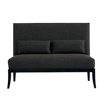 Holden Black Love Seat
