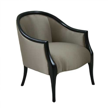 Dalia Chocolate Satin Chair