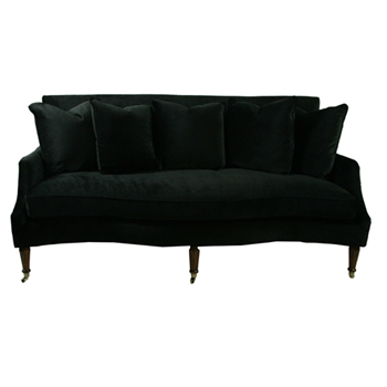 Georgia Queen Black Sofa