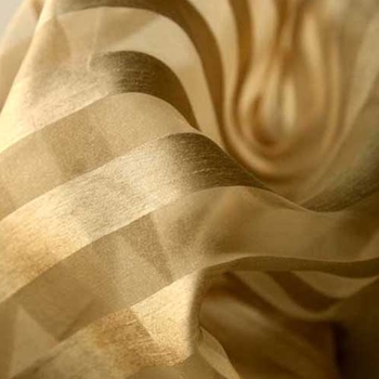 Mocha Sheer Vichy Stripe