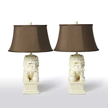 Foo Dogs Table Lamp