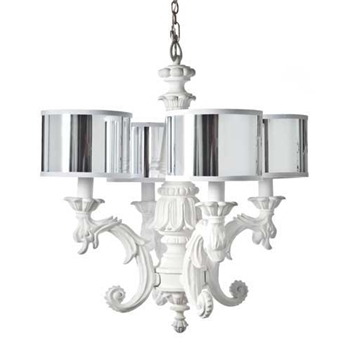 Chandelier in White