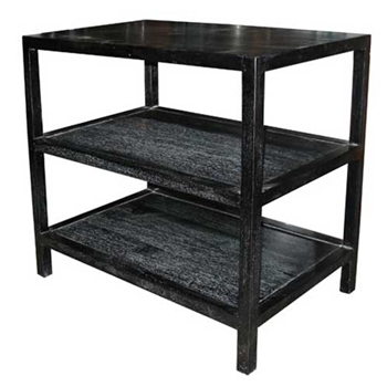 Three Tier Patina Side Table