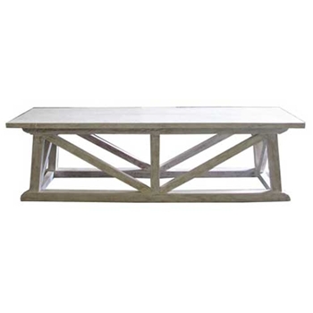 Sutton White Wash Bench