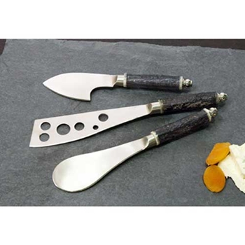 Pieter Bark Stainless Steel Cheese Servers