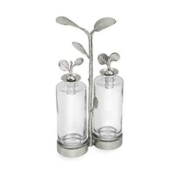 Botanical Nickel Cruet