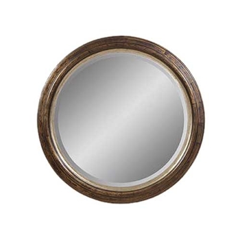 Circle Bronze/Silver Mirror