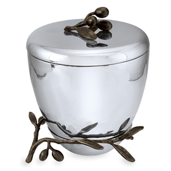 Olive Branch Stainless Steel Ice Bucket
