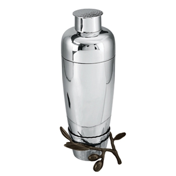 Olive Branch Stainless Steel Cocktail Shaker